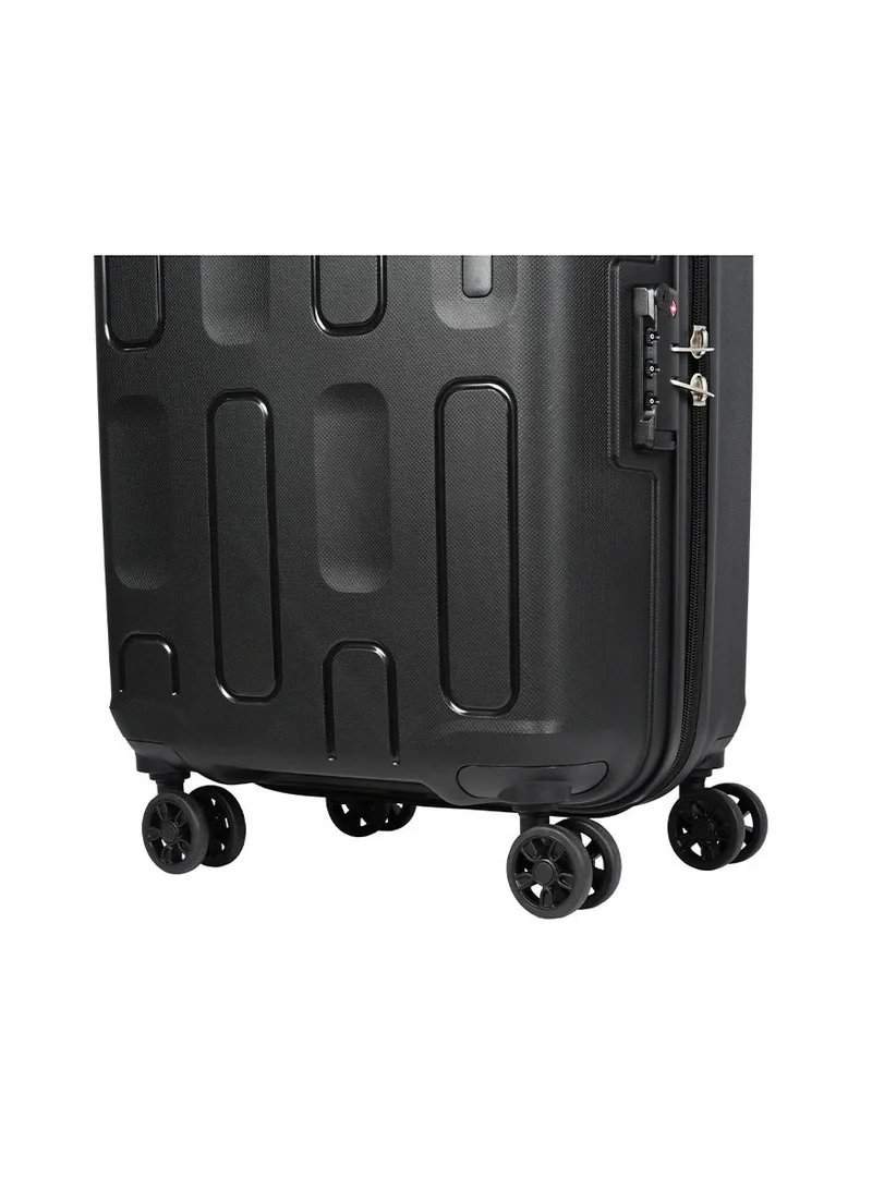 AMERICAN TOURISTER 55 cm / 20 inch Ellipso Suitcase, Cabin Size 55 cm / 20 inch, 4 Spinner Wheels, Hard Top, Polypropylene, Black|Lightweight|Scratch Resistant Texture|TSA Lock - 3 Years International Warranty  | Best Price UAE